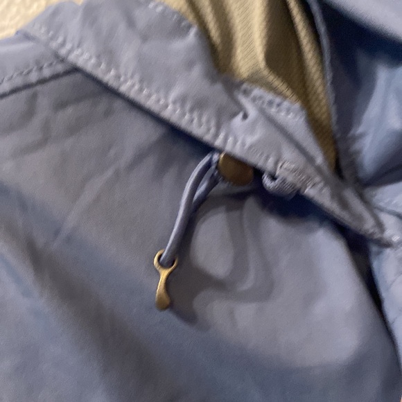 Lands end blue cinch waist rain jacket size small - Picture 4 of 8